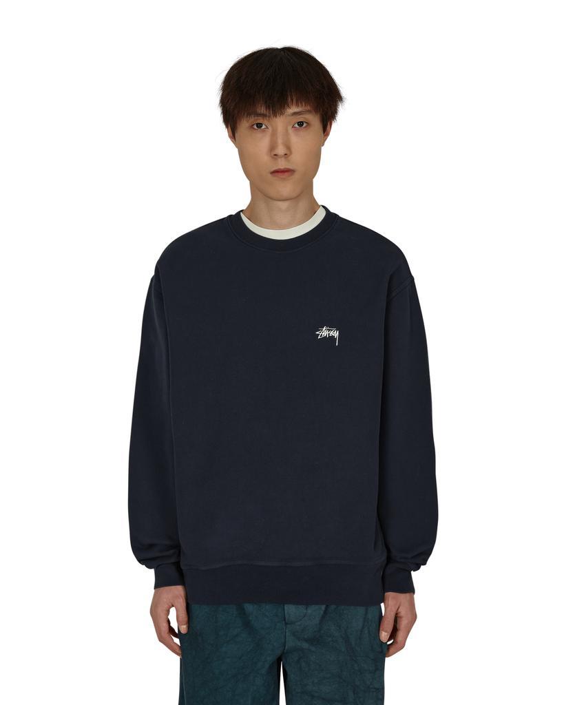 商品STUSSY|Overdyed Crewneck Sweatshirt Blue,价格¥900,第1张图片