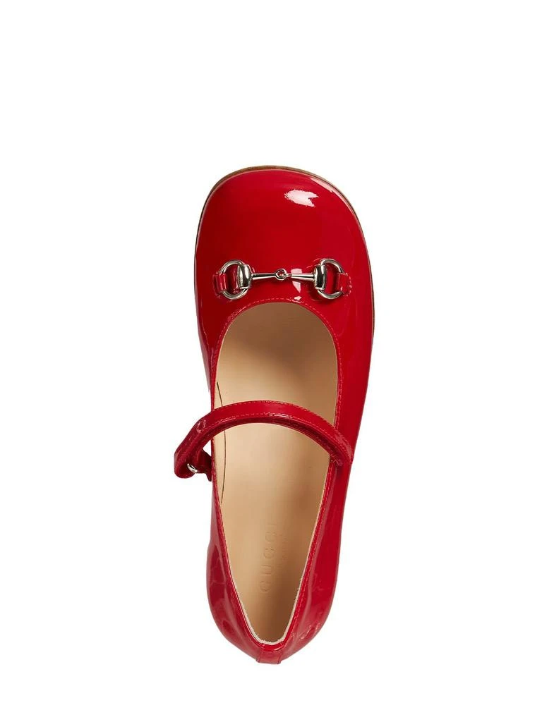 商品Gucci|Patent Leather Ballerinas W/ Horsebit,价格¥4472,第1张图片
