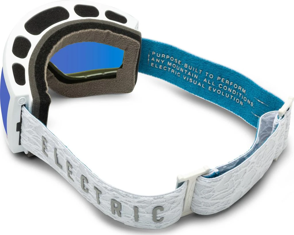商品Electric|EG2T.S Matte White Nuron - Moss Blue Goggles - Unisex,价格¥816,第5张图片详细描述