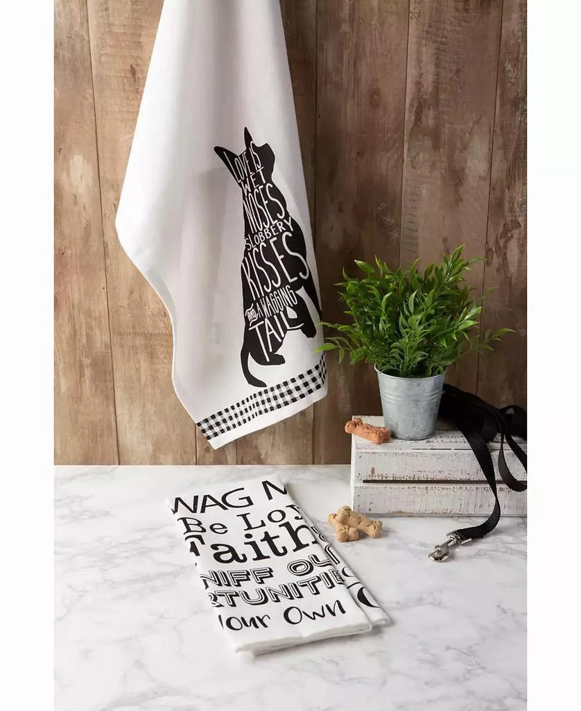 Asst Dog Prints Dishtowel Set of 2 商品