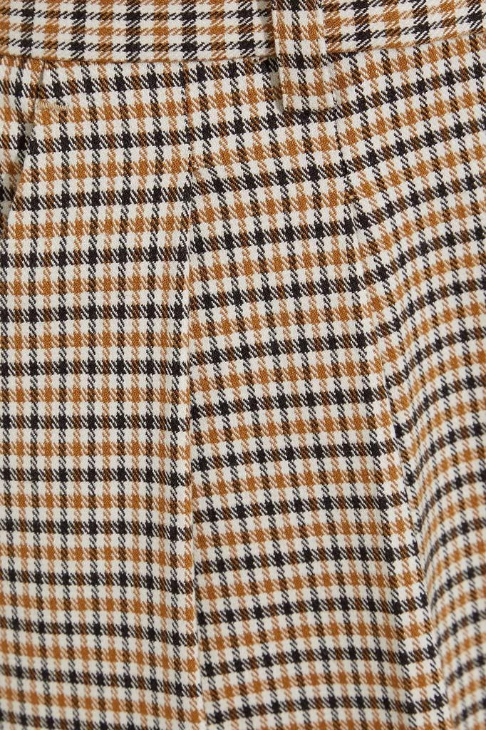 商品REBECCA VALLANCE|Cocoa cropped houndstooth jacquard wide-leg pants,价格¥627,第4张图片详细描述