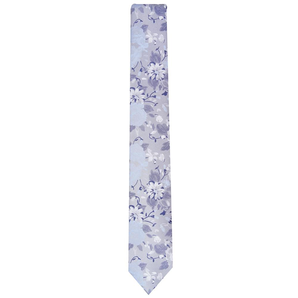 Men's Hilton Floral Slim Tie, Created for Macy's商品第2张图片规格展示