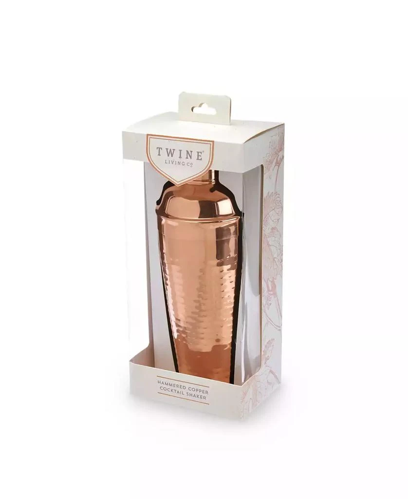 Hammered Copper Cocktail Shaker with Built-in Strainer, 25 Oz 商品
