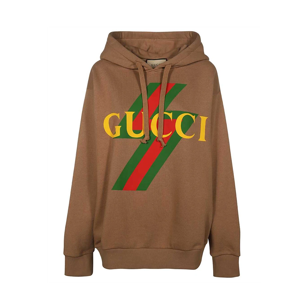 商品[国内直发] Gucci|GUCCI 棕色女士卫衣/帽衫 717427-XJEXP-2597,价格¥11335,第1张图片
