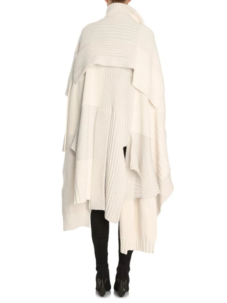 商品Burberry|Wool & Cashmere Patchwork Poncho,价格¥8594,第2张图片详细描述