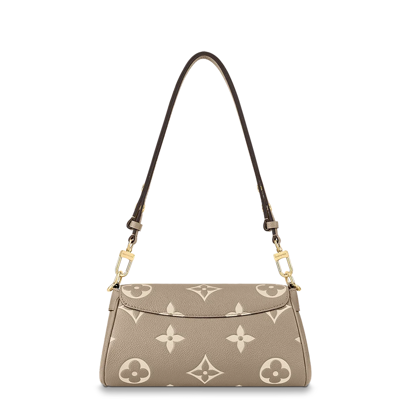 商品Louis Vuitton|【预售3-7天】路易威登FAVORITE系列女士大象灰/奶白色双色老花压纹粒面牛皮金扣金链单肩斜跨手提链条包M45836,价格¥21752,第5张图片详细描述