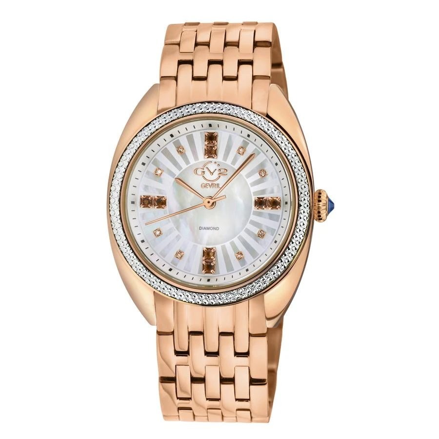 商品Gevril|Palermo Diamond Mother of Pearl Dial Ladies Watch 13103B,价格¥4550,第1张图片