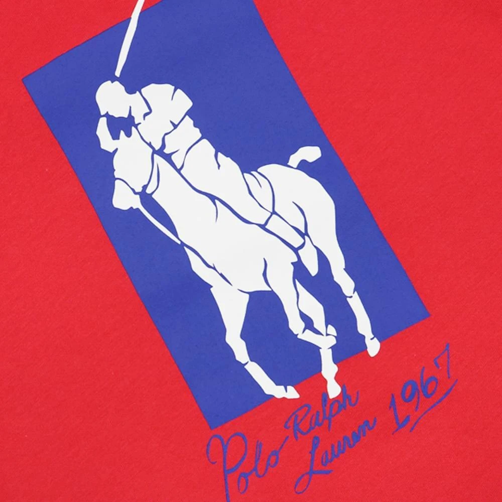 商品Ralph Lauren|Red Short Sleeve Polo Pony Logo T Shirt,价格¥155,第2张图片详细描述