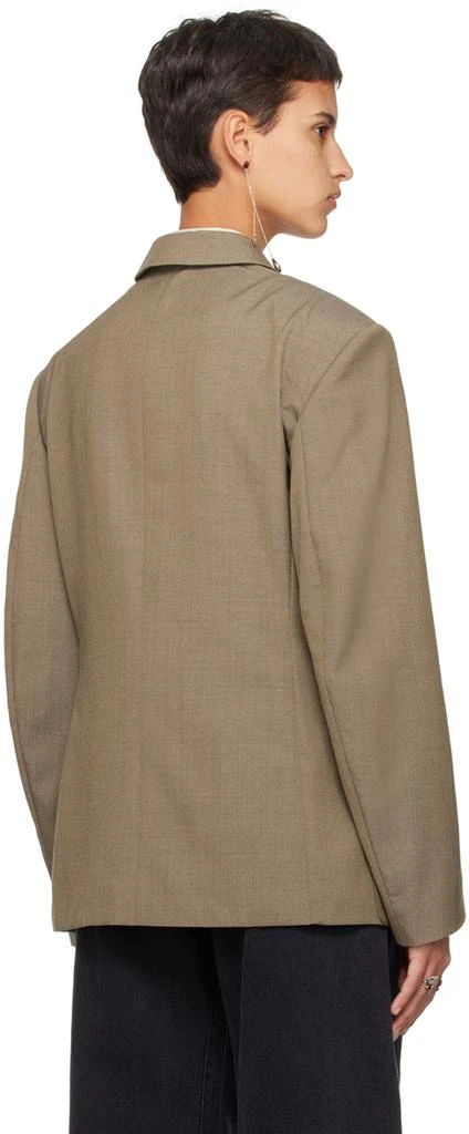 商品Lemaire|Beige Soft Tailored Blazer,价格¥5525,第3张图片详细描述
