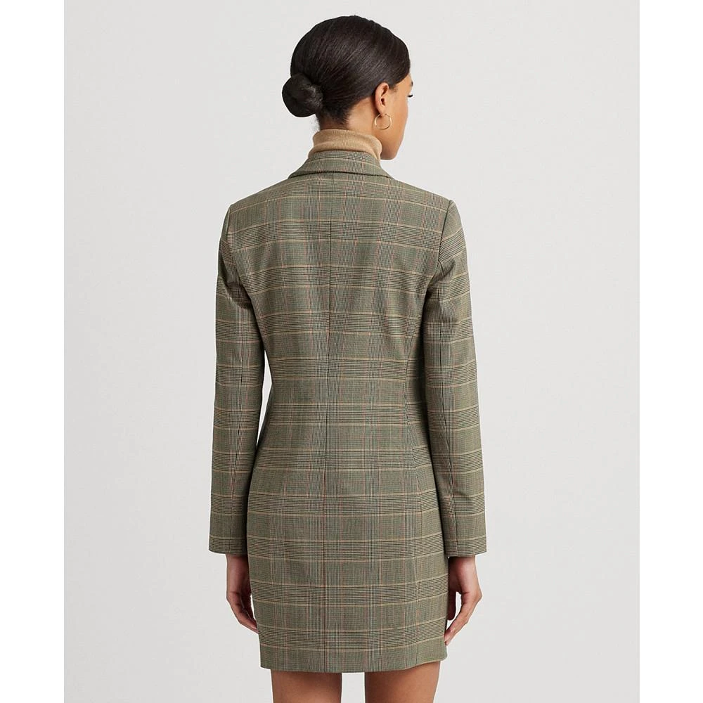 商品Ralph Lauren|Women's Checked Plaid Wool-Blend Twill Dress,价格¥2956,第2张图片详细描述