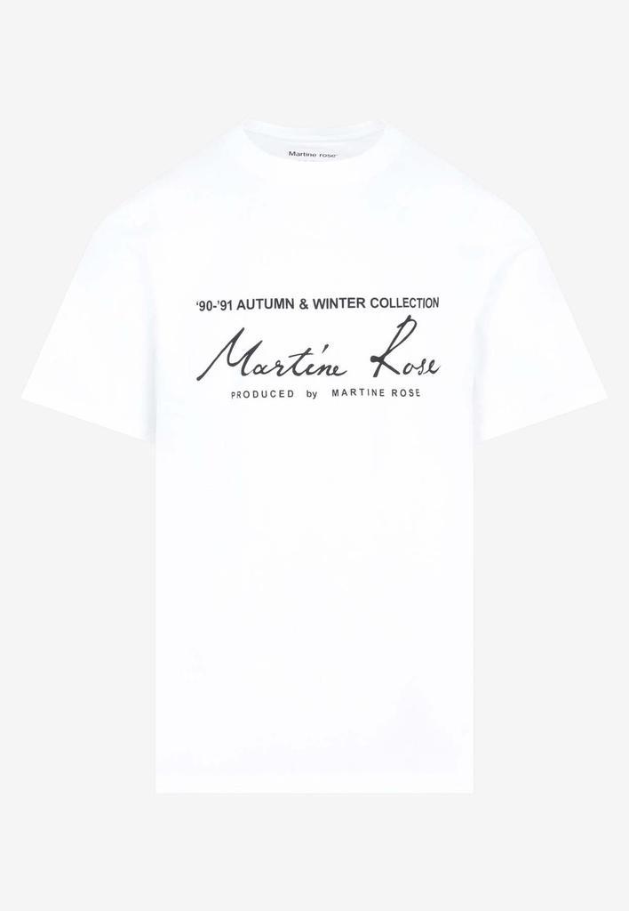 商品Martine Rose|Logo Print Short-Sleeved T-shirt,价格¥608,第1张图片