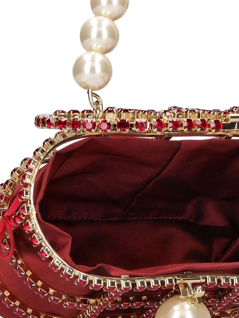 商品ROSANTICA|Holli Crystal & Pearl Box Top Handle Bag,价格¥5538,第5张图片详细描述