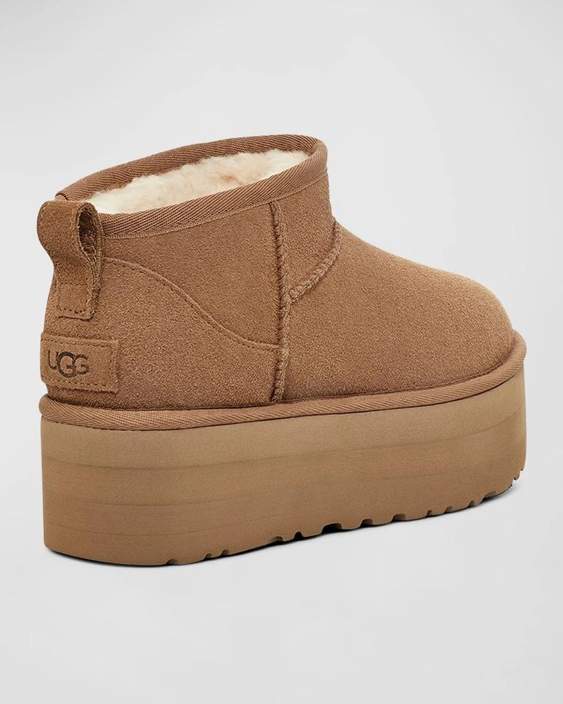 商品UGG|Classic Suede Flatform Booties,价格¥1200,第3张图片详细描述