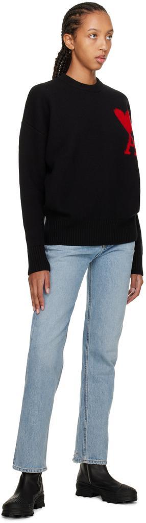 商品AMI|Black Ami De Cœur Sweater,价格¥2337,第6张图片详细描述