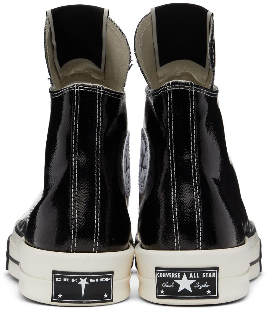商品Rick Owens|Black Converse Edition Turbodrk Chuck 70 Hi Sneakers,价格¥1109,第4张图片详细描述