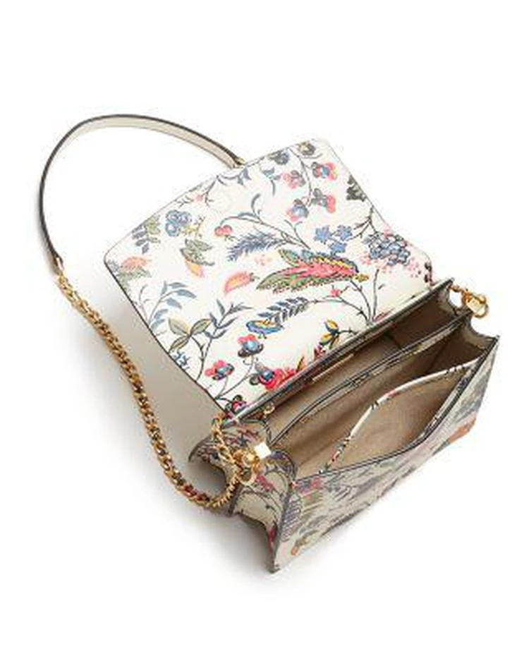 商品Tory Burch|Parker Convertible Floral Leather Shoulder Bag  ,价格¥2977,第3张图片详细描述