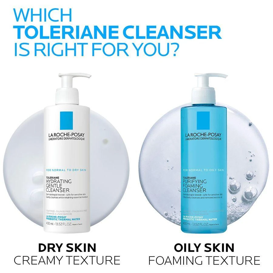 La Roche-Posay Toleriane Purifying Foaming Face Cleanser for Normal, Oily and Sensitive Skin 8