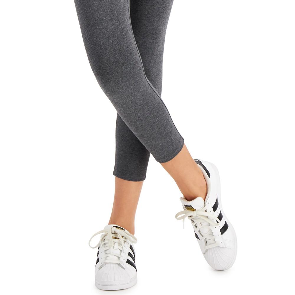 Petite Mid-Rise Basic Capri Leggings, Created for Macy's商品第4张图片规格展示