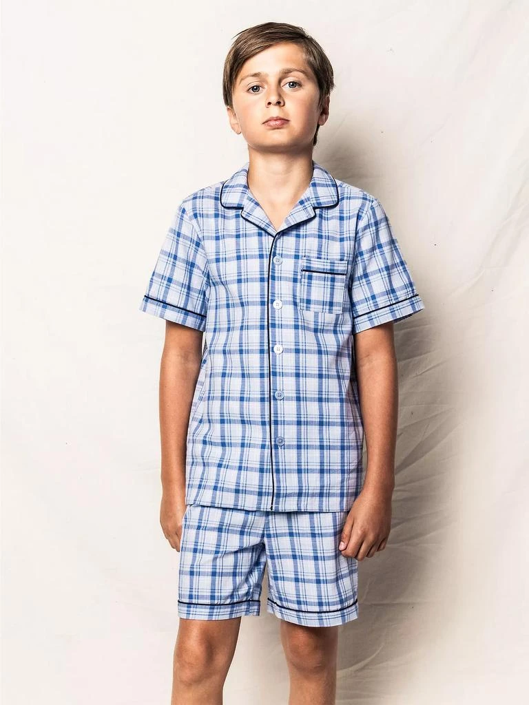 商品Petite Plume|Little Boy's & Boy's Seafarer Tartan Short Set,价格¥360,第3张图片详细描述
