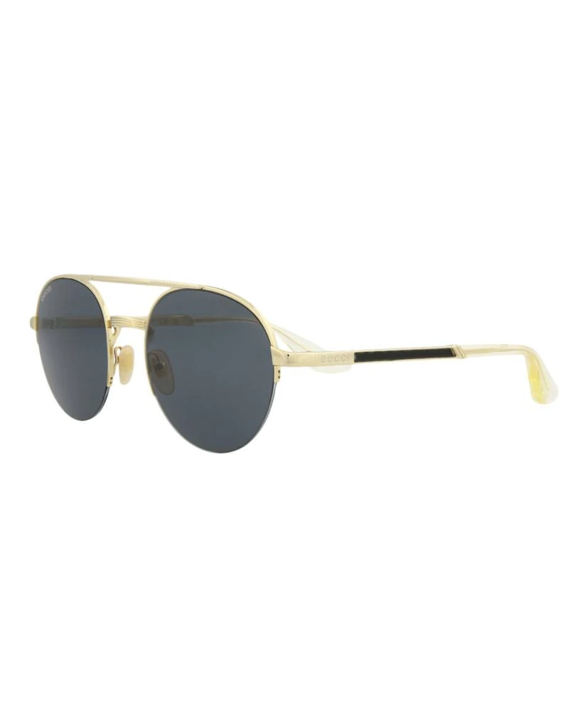 商品Gucci|Round-Frame Metal Sunglasses,价格¥1721,第2张图片详细描述