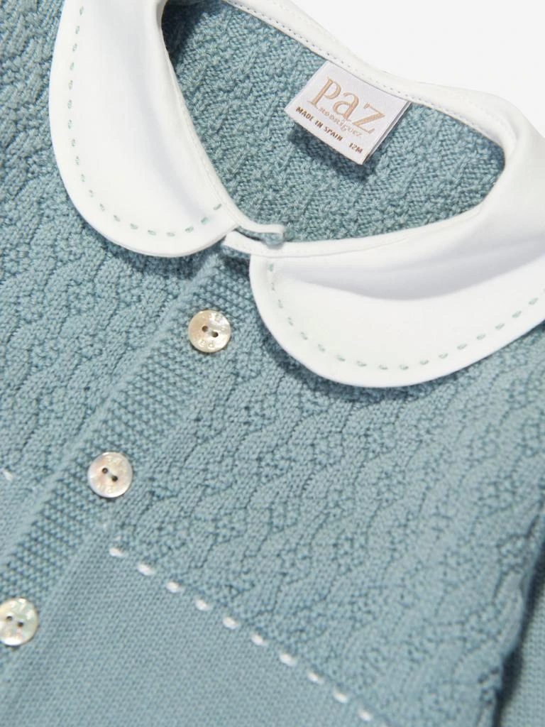 商品Paz Rodriguez|Baby Knitted Romper in Green,价格¥647,第3张图片详细描述