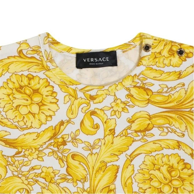 商品【商品预售7天】 Versace|Versace 男童套装 562034WHTGLD5W050 黄色,价格¥1750,第4张图片详细描述