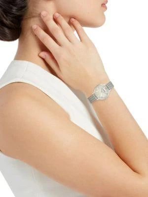 商品Emporio Armani|32MM Stainless Steel & Mother of Pearl Bracelet Watch,价格¥923,第2张图片详细描述