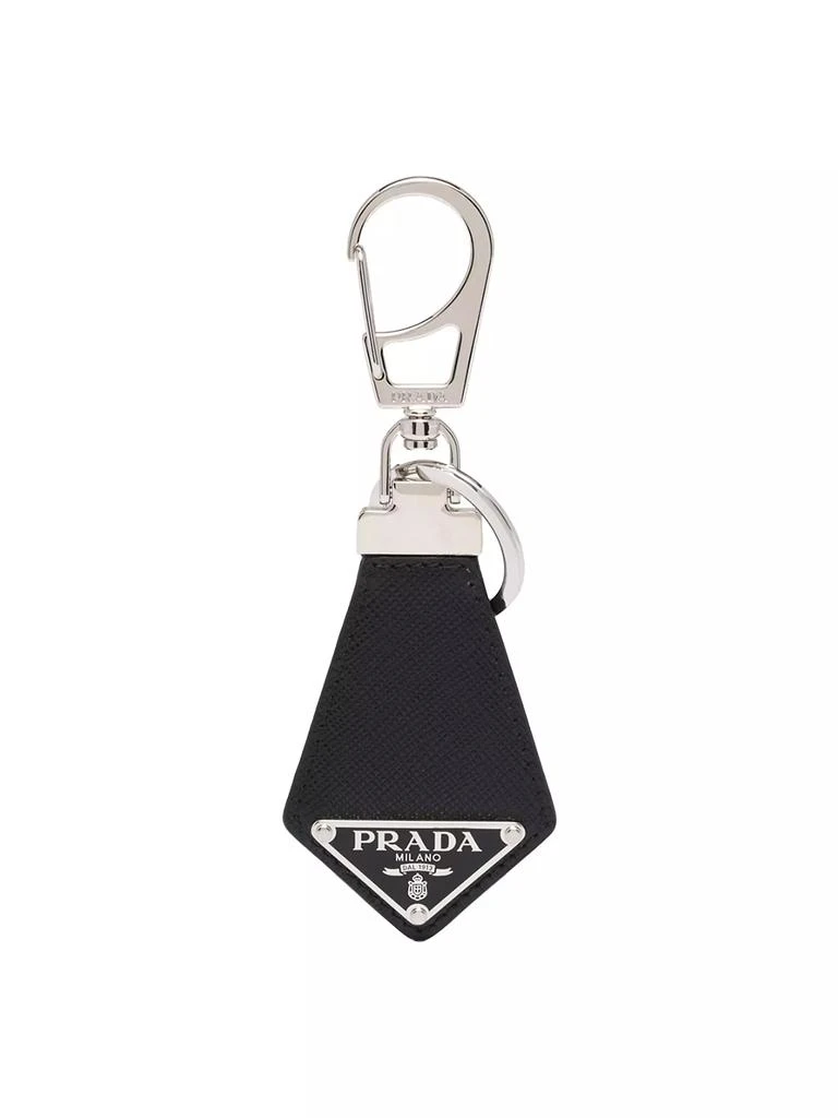 商品Prada|Saffiano Leather Keychain,价格¥3442,第1张图片