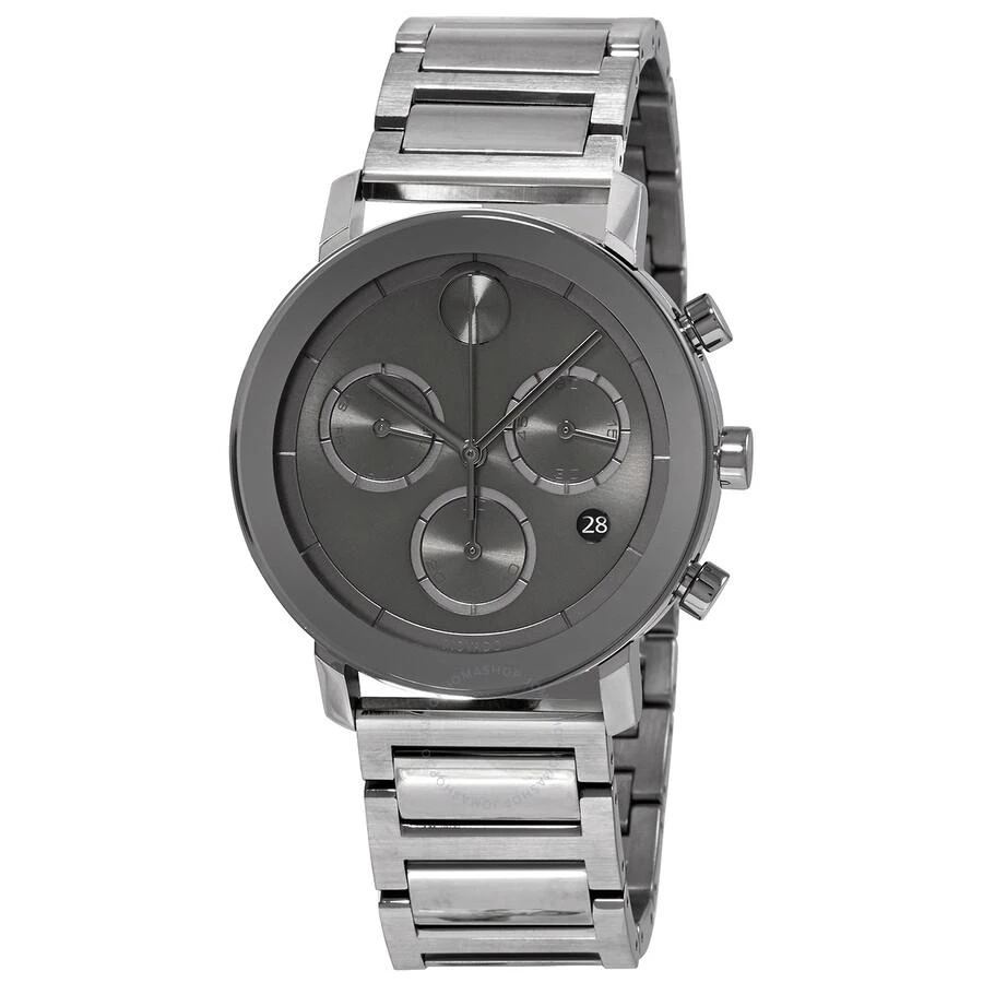 商品Movado|BOLD Evolution Chronograph Quartz Grey Dial Men's Watch 3600685,价格¥3160,第1张图片