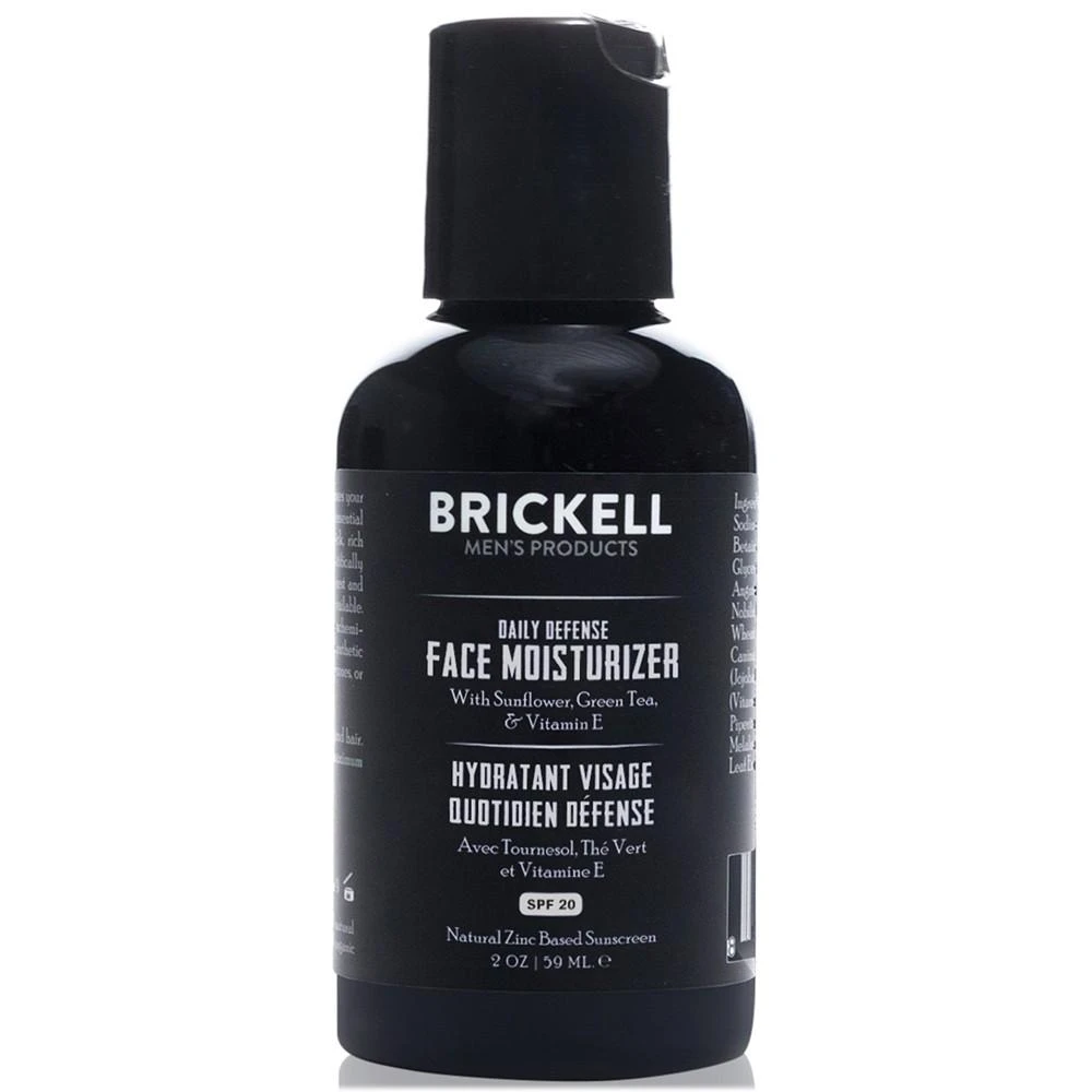 商品Brickell Mens Products|Brickell Men's Products Daily Defense Face Moisturizer SPF 20, 2 oz.,价格¥240,第1张图片