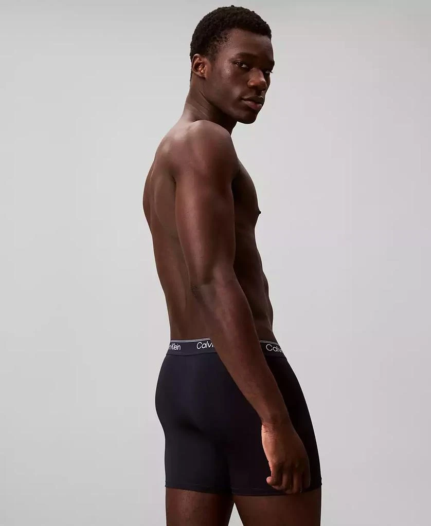 商品Calvin Klein|Men's 3+1 Bonus Micro Stretch Boxer Briefs Pack,价格¥221,第3张图片详细描述
