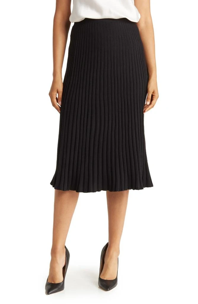 商品Tahari|Ribbed Sweater Skirt,价格¥152,第1张图片