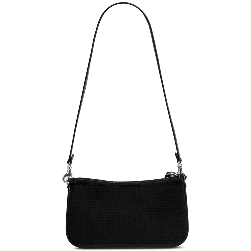 商品Coach|Penn Small Leather Sequined Shoulder Bag,价格¥2222,第3张图片详细描述