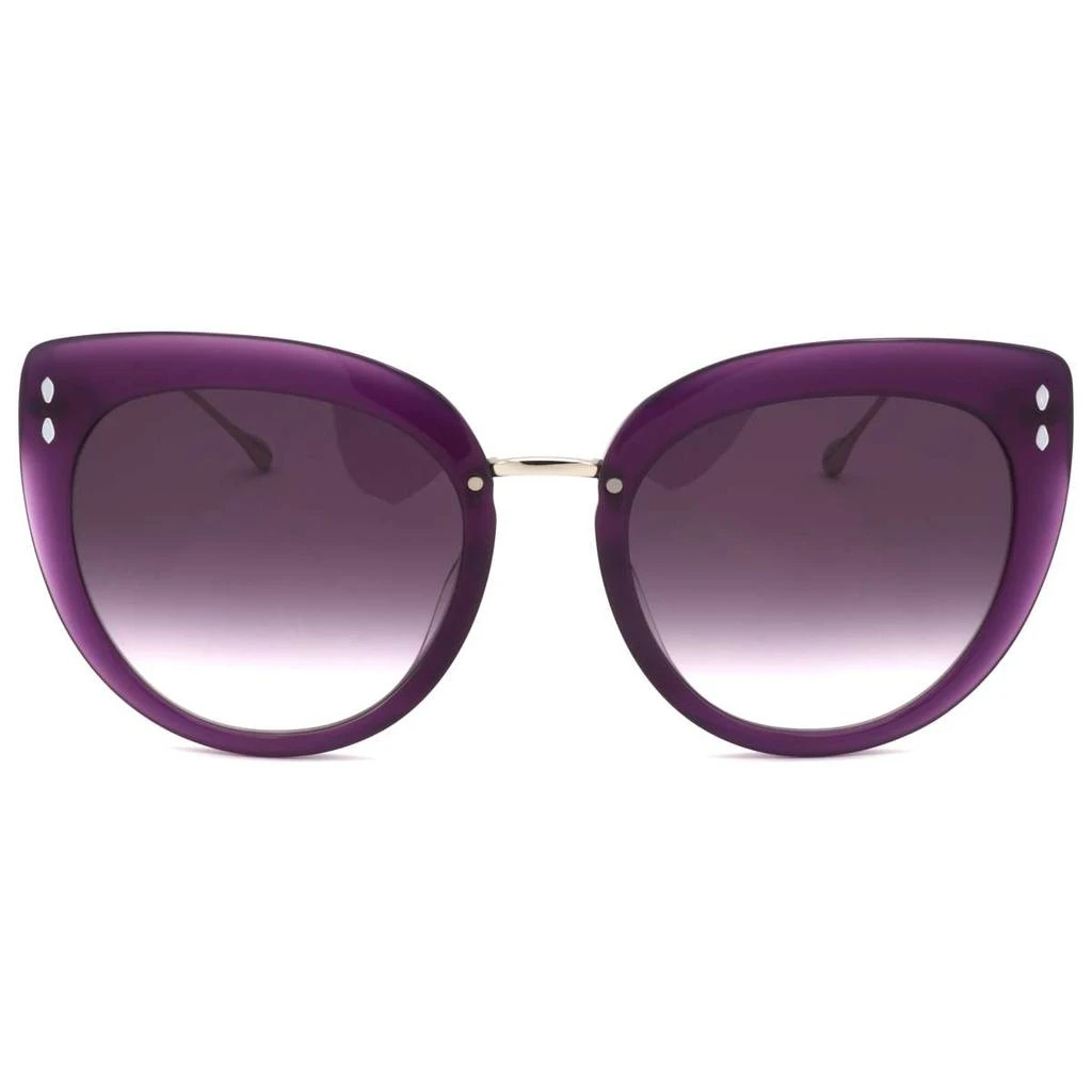商品Isabel Marant|Isabel Marant Women's Purple Round Sunglasses,价格¥454,第2张图片详细描述