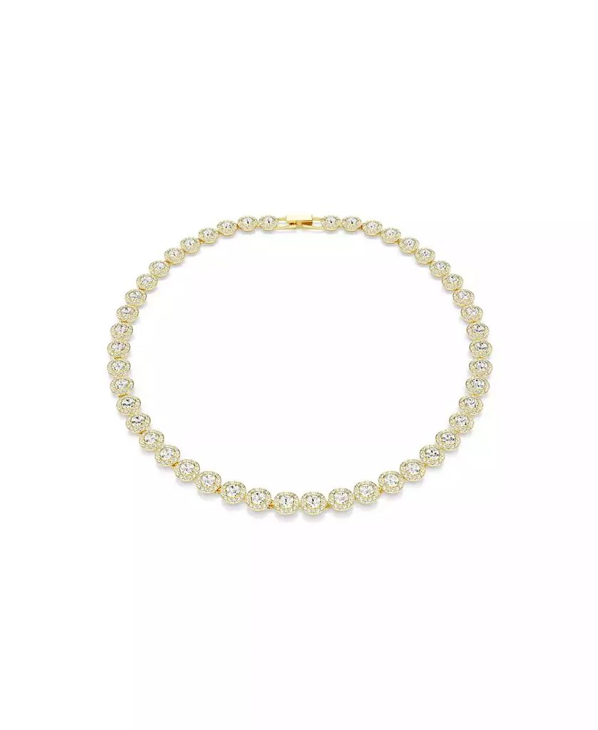 商品Swarovski|Una Angelic Round Cut White Gold-Tone Plated Tennis Necklace,价格¥2355,第1张图片