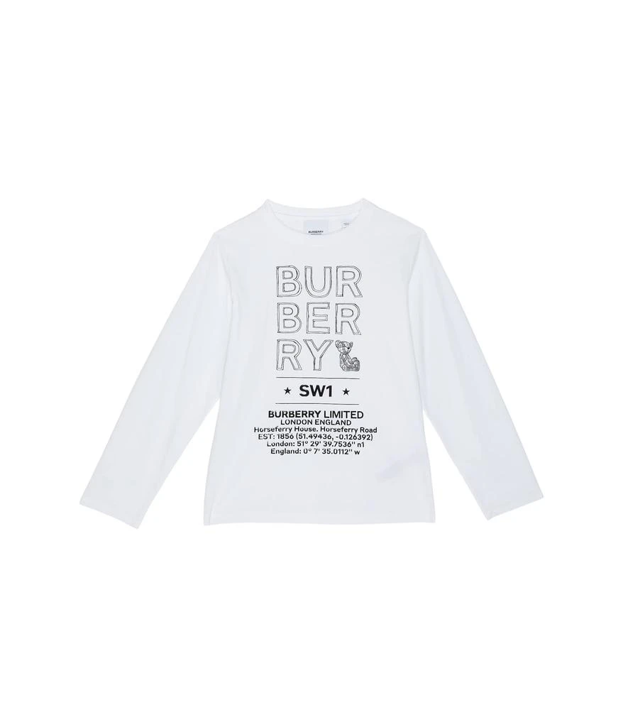 商品Burberry|Joel Long Sleeve Tee (Little Kids/Big Kids),价格¥1844,第1张图片