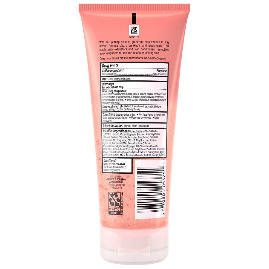 Oil-Free Acne Wash Face Scrub Pink Grapefruit商品第4张图片规格展示
