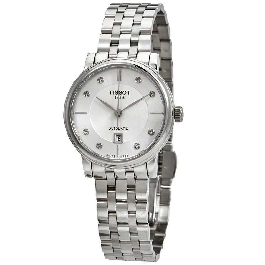 商品Tissot|Carson Premium Automatic Diamond White Dial Ladies Watch T122.207.11.036.00,价格¥2318,第1张图片