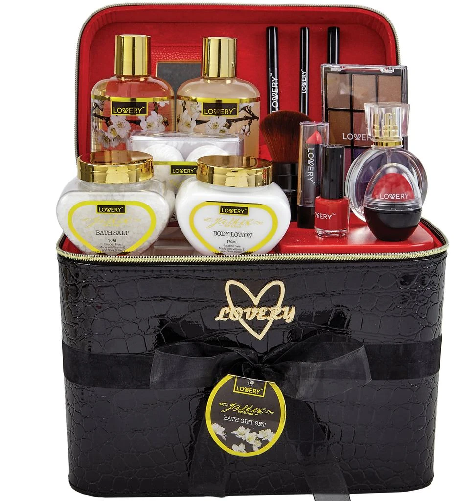 商品Lovery|Jasmine Deluxe Spa and Makeup 30-Piece Set,价格¥756,第1张图片