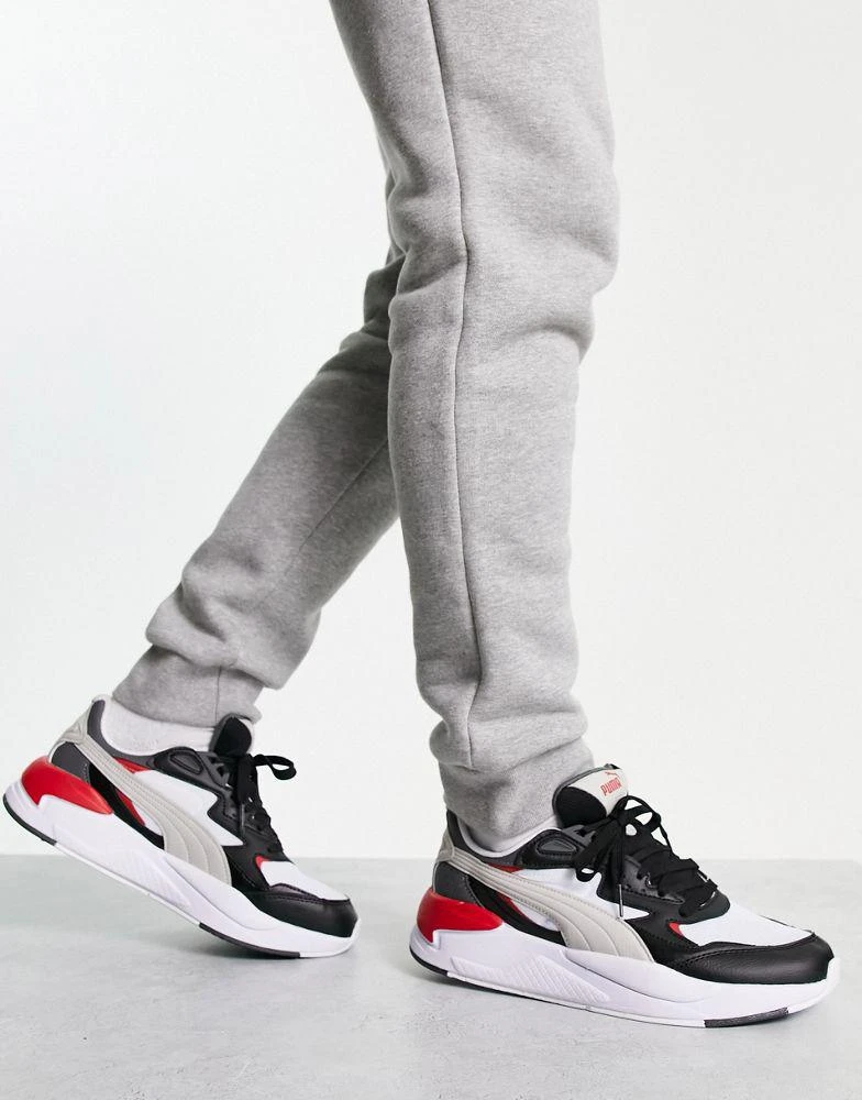 商品Puma|Puma X-Ray Speed trainers in white and red,价格¥283,第1张图片