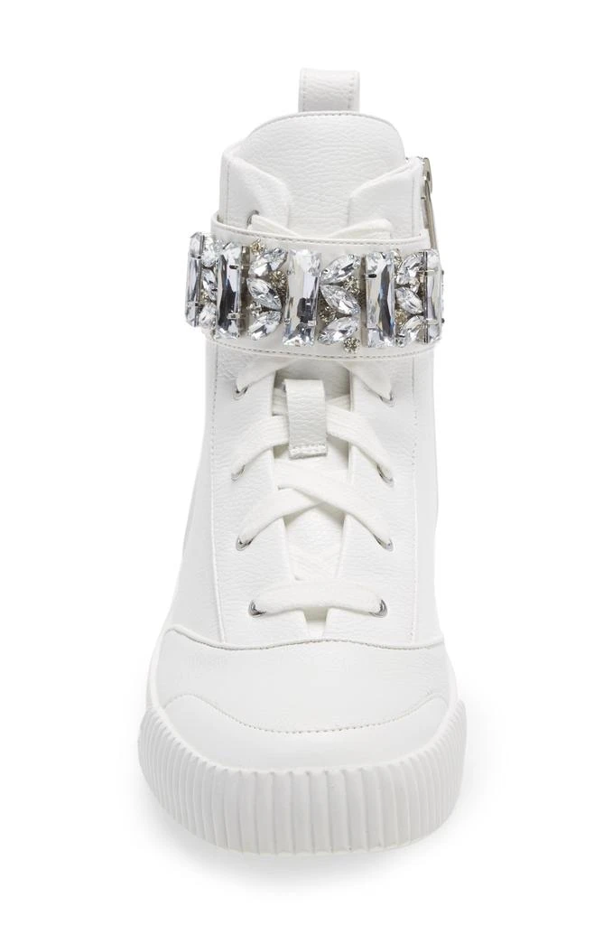 商品Karl Lagerfeld Paris|Jeren Crystal Strap High Top Sneaker,价格¥448,第4张图片详细描述