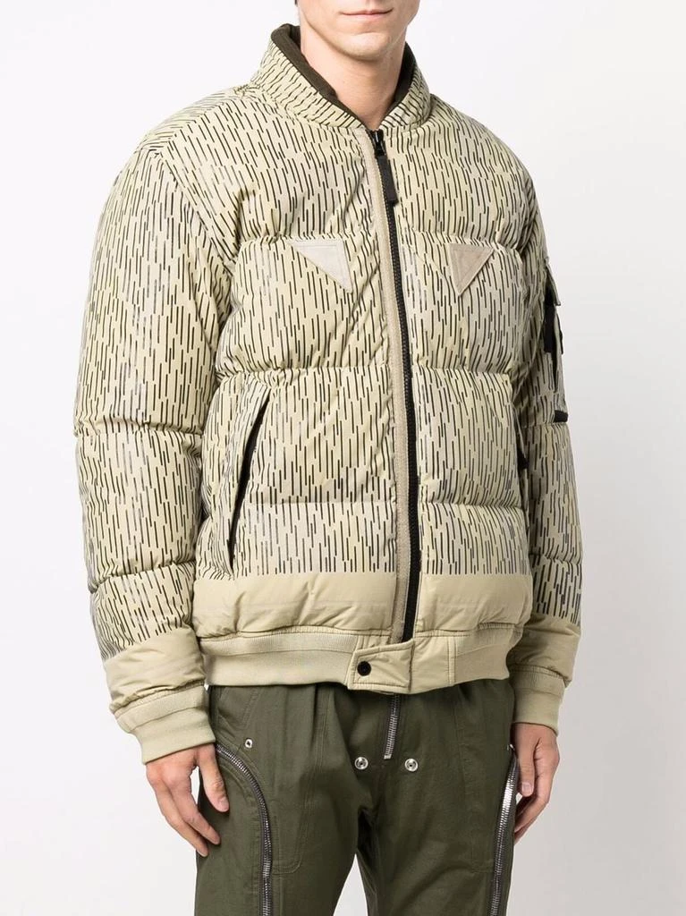 商品Stone Island|STONE ISLAND - Reflective Down Bomber Jacket,价格¥11856,第5张图片详细描述