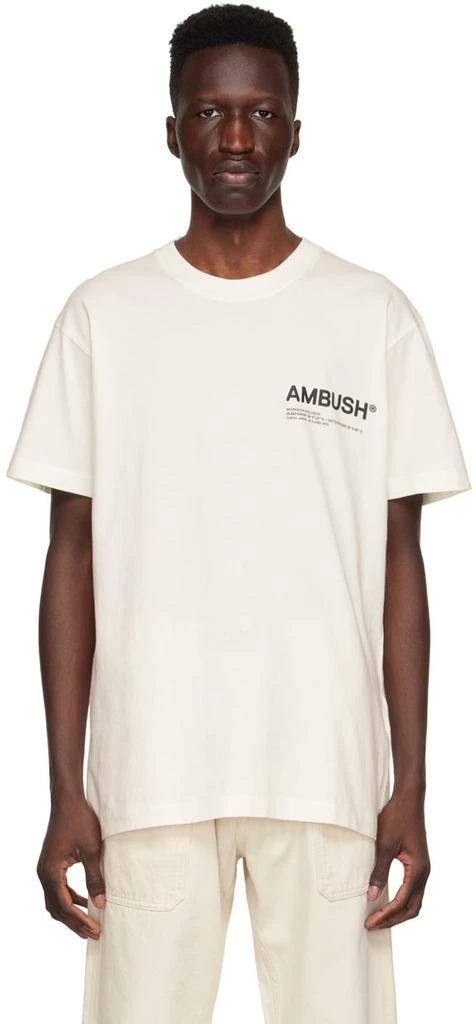 商品Ambush|Off-White Cotton T-Shirt,价格¥555,第1张图片