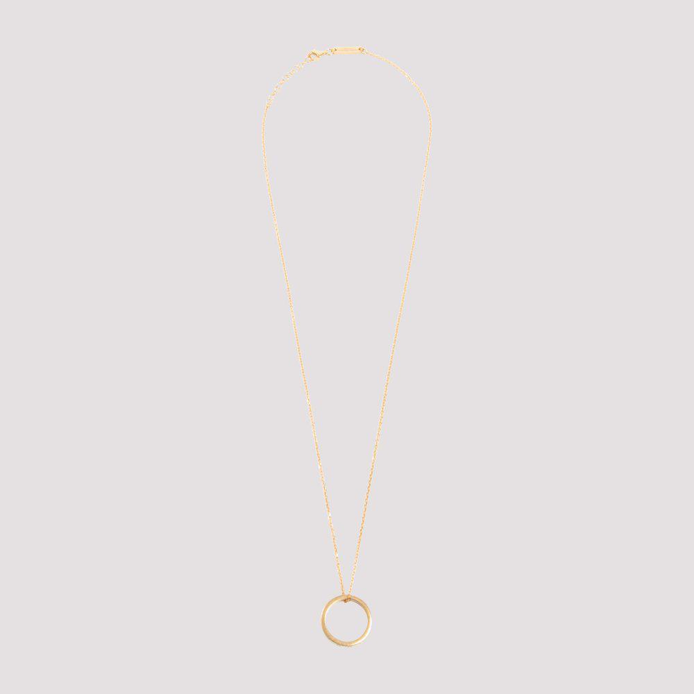 商品MAISON MARGIELA|Maison Margiela Ring Pendant Necklace,价格¥2241,第1张图片