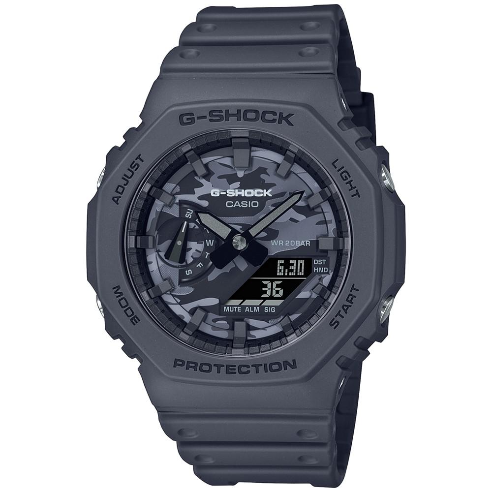 Men's Analog Digital Gray Resin Strap Watch 45mm GA2100CA-8A商品第1张图片规格展示