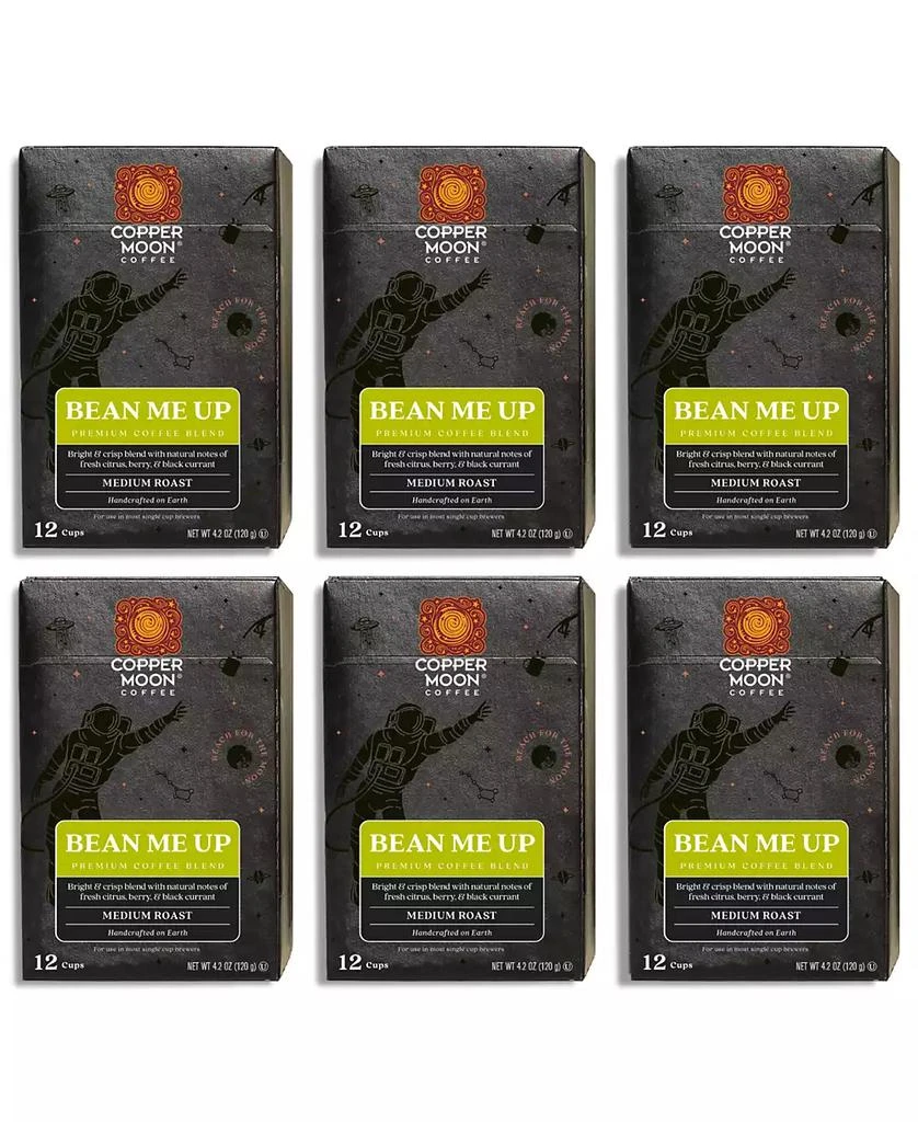 商品Copper Moon Coffee|Bean Me Up Blend Single Serve Coffee Pods, 72 Count,价格¥273,第1张图片