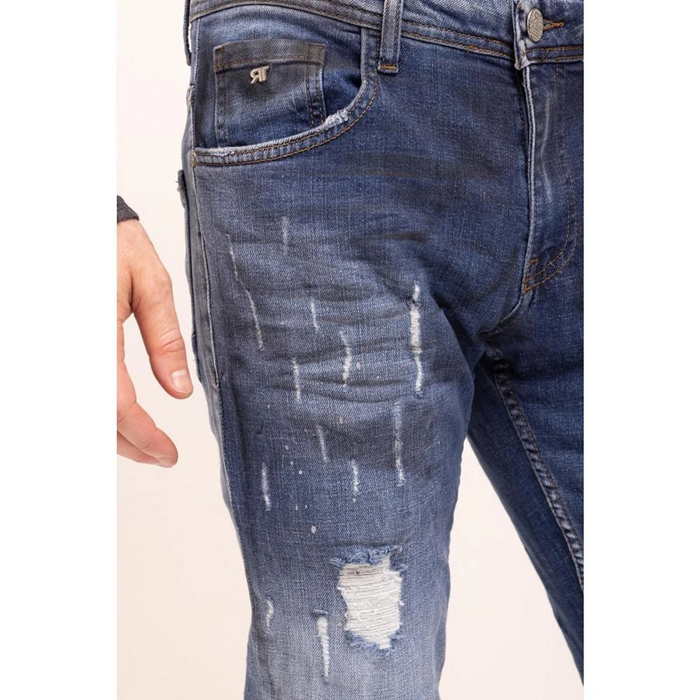 商品RON TOMSON|Men's Modern Oiled Denim Jeans,价格¥1261,第5张图片详细描述