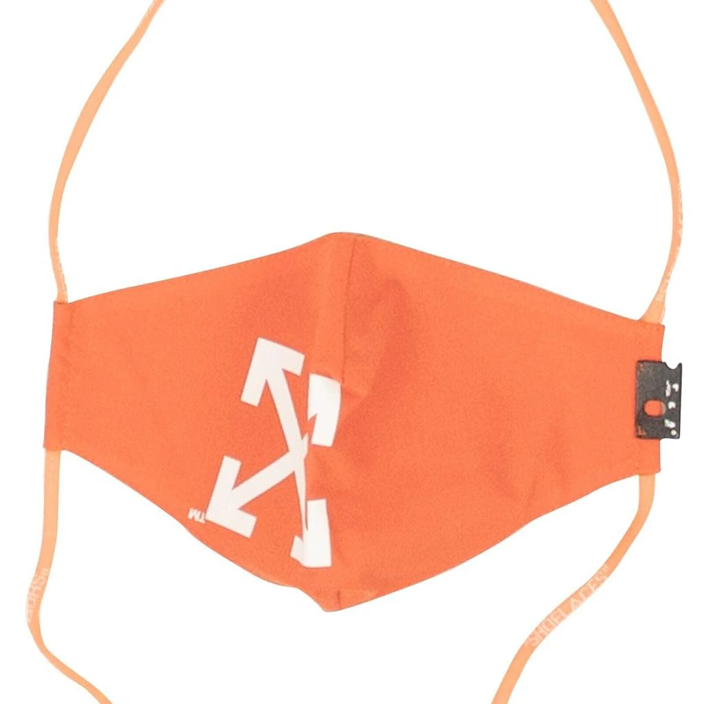 商品Off-White|Orange Cotton Cord Face Mask,价格¥389,第1张图片