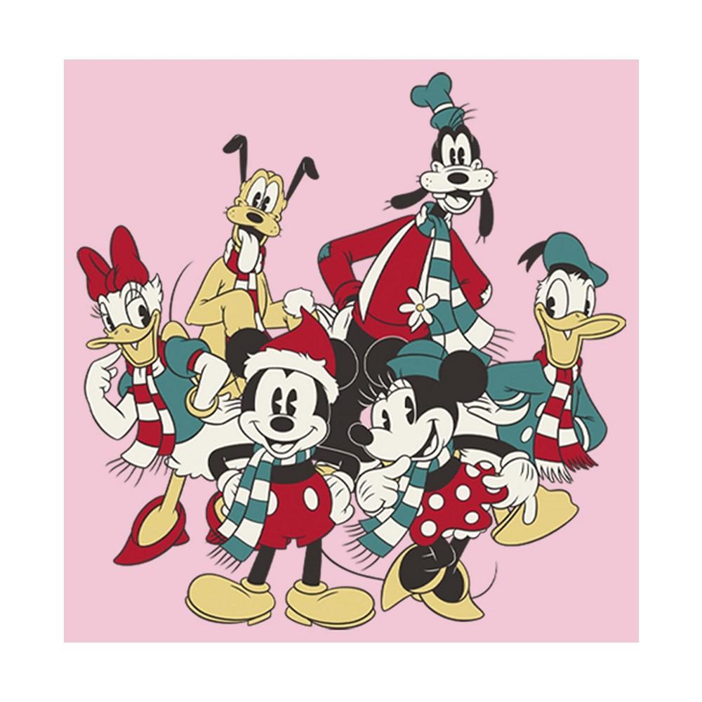 商品Disney|Girl's Mickey & Friends The Gangs Together For Holiday  Child T-Shirt,价格¥191,第4张图片详细描述