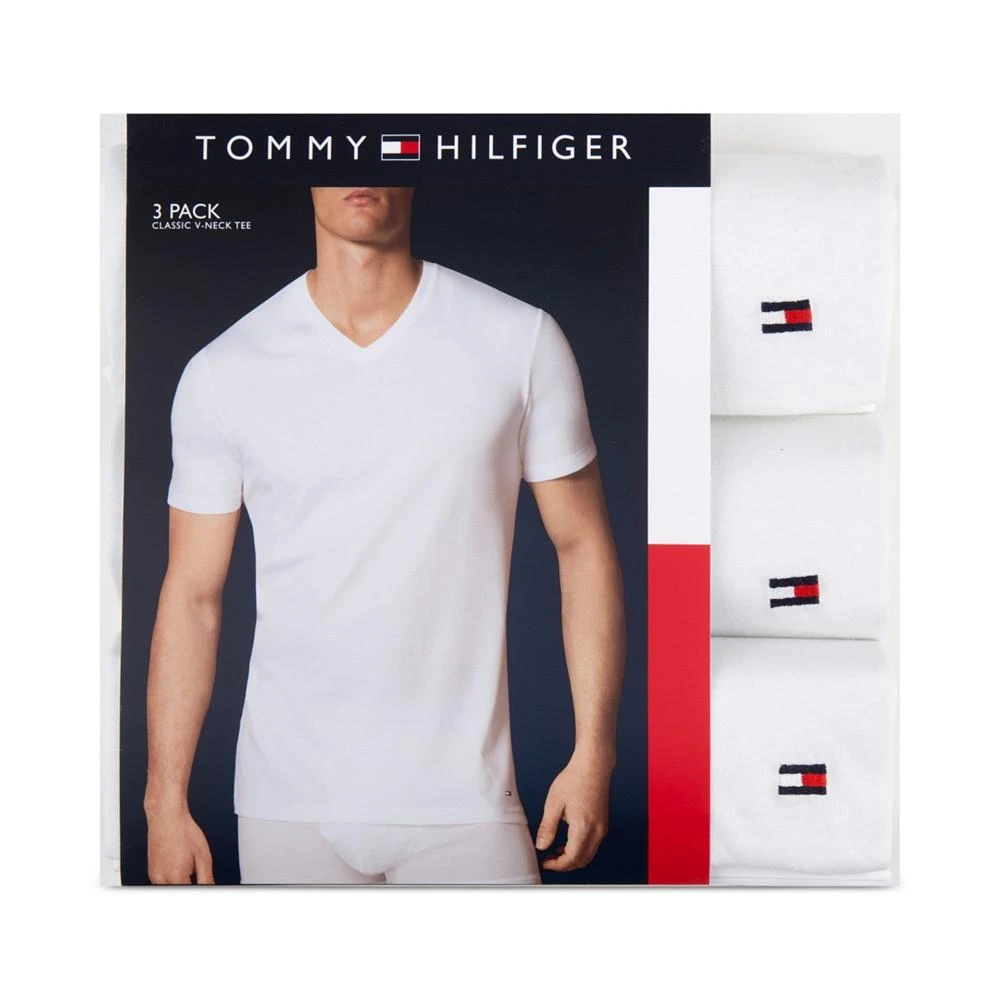 商品Tommy Hilfiger|Men's Classic V Neck 3 Pack Undershirts  09TVN01,价格¥223,第3张图片详细描述